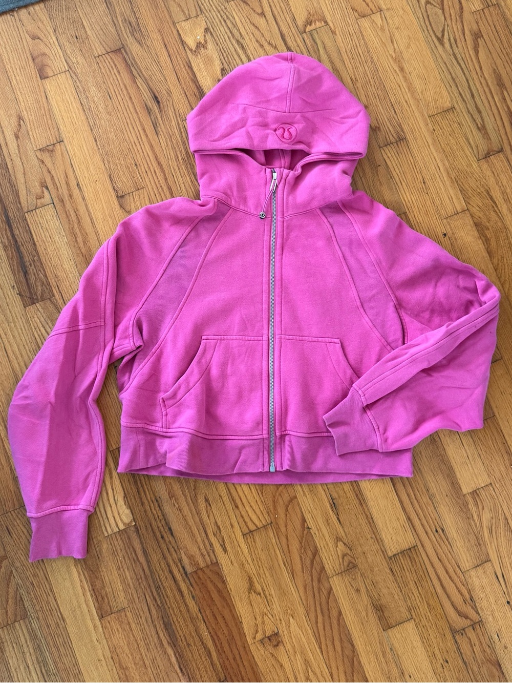 Lululemon Sonic Pink Full-Zip Scuba Hoodie